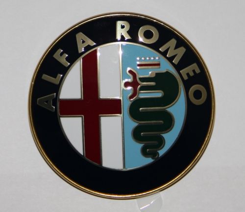 Stemma logo smaltato Alfa Romeo 147 156 166 oe 60596492\3 - Automagazzino  Baldini