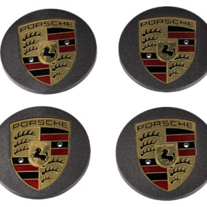 NUOVO + ORIGINALE. Porsche Macan set copricerchi per cerchioni 20" RS SPYDER/hub cap SET- 00004460712
